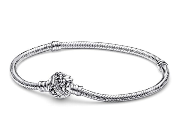 Pandora Hravý strieborný náramok Disney víla Zvonilka 592548C01 17 cm