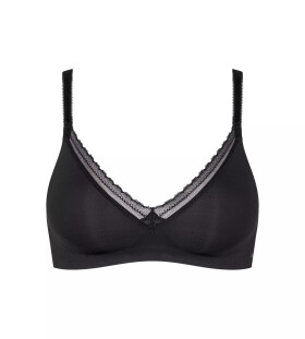 Podprsenka bez kostíc BODY ADAPT Twist Soft bra - SLOGGI černá (0004) 00XS