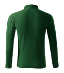 Pique Polo LS pánske polo tričko fľaškovo zelená 2XL