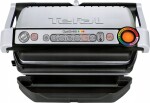 TEFAL OptiGrill+ GC712D34 strieborný / Kontaktný gril / 2000 W / 6 programov / Gril. plocha: 600 cm2 (GC712D12/34)