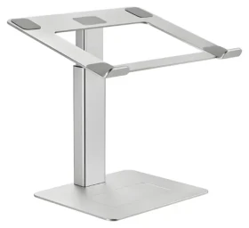 Stojan na notebook do 15,6" strieborný / Stojan na notebook / hliník / výškovo nastaviteľný 225-380 mm / nosnosť 5 kg (NBS-D1-02)