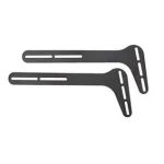 Nedis držiak Soundbaru čierna / Kompatibilný s: Univerzálny / Pripojený k TV / 15 kg / Pevný / Oceľ (SBMT05BK)