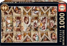 Educa Miniatúrne puzzle Sixtínska kaplnka
