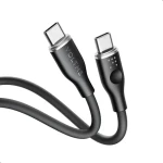 VOLTME Powerlink Moss Series CTC Kábel USB-C(M) 3A/60W 1m čierna / 2x USB-C(M) (C2022)