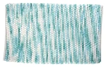 Spirella KITO modro-zelená / Kúpeľňová predložka / Mikrovlákno / Protišmyková / 50 x 80 cm