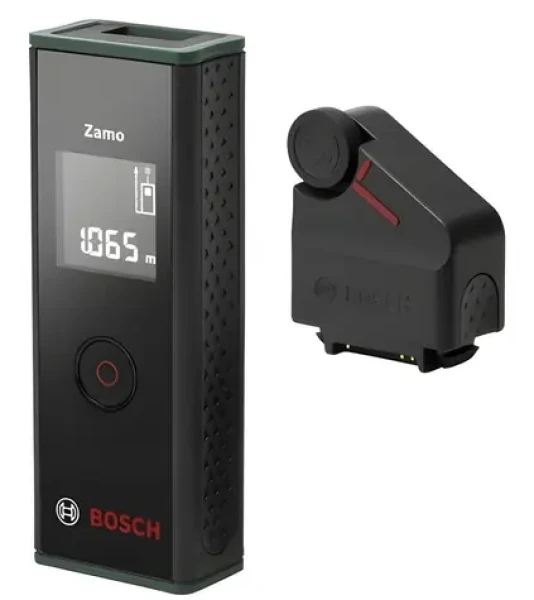 BOSCH Zamo zeleno-čierna / Laserový diaľkomer / dosah do 20 m / presnosť ±3 mm / výpočet plochy (0603672708)