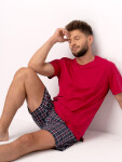 Pyžamo Kľúč MNS 453 A25 kr/r M-2XL červený grafit XL
