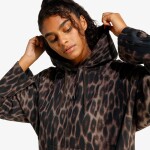 Mikina adidas Seasonal Essentials Leopard Print French Terry Hoodie With 3-Stripes Multicolor S