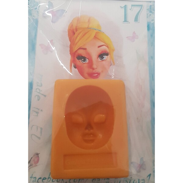 Silikónová forma tvár Popoluška - Galias Moulds - Galias Moulds