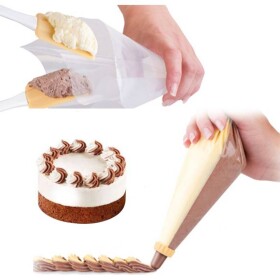 Trezírovací sáček cukrářský 40 cm 100 ks na dvě náplně - Cakesicq - Cakesicq