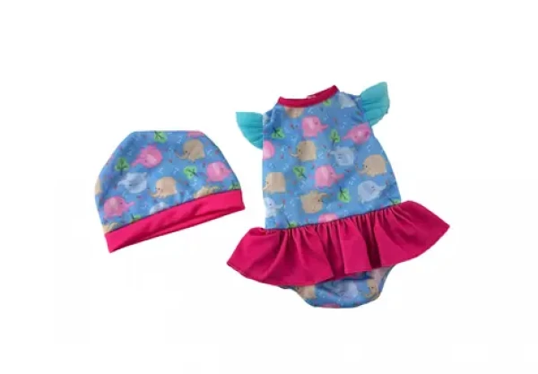 PLEJO Oblečenie pre bábiku modrá 40 - 43 cm