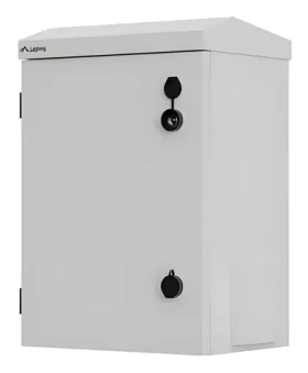 Rozvádzač 10" nástenný IP55 sivá / Nástenný rozvádzač / 340x250x500 mm / zmontovaný (WAH1-3450-00S)