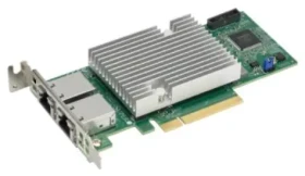 SuperMicro AOC-STG-b2T / Sieťová karta / PCIe / 2x RJ45 10GbE / BCM57416 (AOC-STG-B2T-O-PULL)