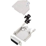 Encitech DTZK15-DBS-K 6355-0002-12 sada D-SUB zásuvková lišta 180 ° Pólov: 15 spájkovaný 1 sada; 6355-0002-12