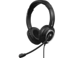 Sandberg Chat Headset čierna / slúchadlá s mikrofónom / USB-C / 1.8m (126-47)