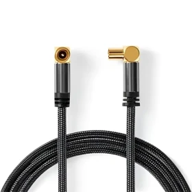 Nedis Profigold Fabritallic anténny kábel uhlový / Anténny kábel / IEC (Koax) zástrčka - zásuvka / 75 Ohm / 5 m (CSTB40015WT50)