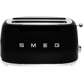 SMEG 50#39;s Retro Style čierna / Hriankovač / 1500 W / 2 sloty / 4 hrianky / 6 stupňov opečenia (TSF02BLEU)