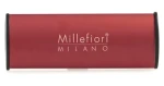 Millefiori Vanilla Wood červená / Osviežovač vzduchu do auta / vôňa vanilka a drevo (18CARRD)