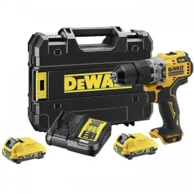 DeWalt DCD706D2 / Aku bezuhlíková príklepová vŕtačka / 12V / 2x 2.0Ah / kufor (DCD706D2)