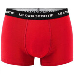 Le Coq Sportif pánske boxerky 3PAK červené sivé tmavomodré S