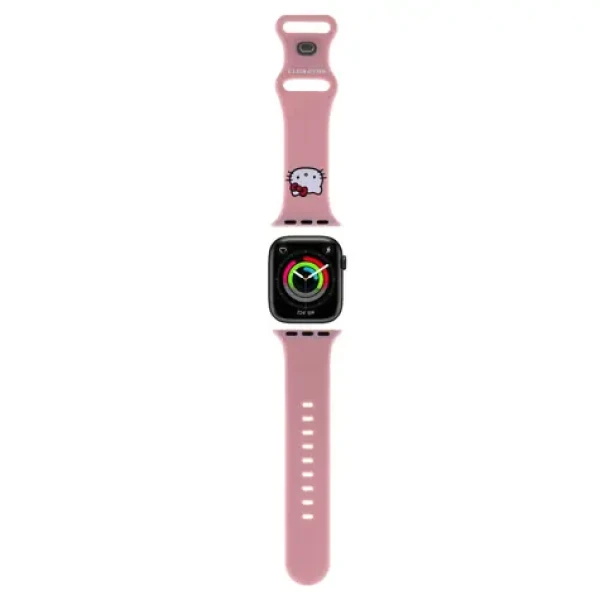 Hello Kitty Liquid Silicone Kitty Head Logo Remienok pre Apple Watch 38/40mm ružová (57983116944)