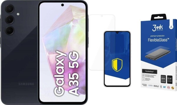 Samsung Galaxy A35 5G 8/256GB Czarny (8806095457840) + FlexibleGlass