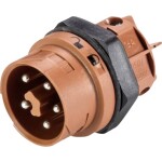 Wieland Electric RST16I5 S S1 M03 L BR 46.052.5050.4 guľatý faston, 1 ks; 46.052.5050.4