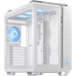 Asus TUF Gaming GT502 PLUS biela / ATX / 4X 120mm ARGB / bez zdoja / priehľadná bočnica (90DC0093-B19000)