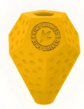 KIWI WALKER Hračka DIABALL Maxi oranžová / Guma / Otvor na maškrty / Pre psov / 10 cm (RUB-245)