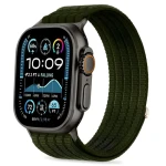 Tech-Protect Nylon Sport 44/45/46/49 mm tmavo zelená / Remienok / Apple Watch / nylonový športový