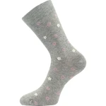 Ponožky LONKA Flowrana grey melé 3 páry 35-38 120096