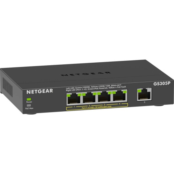 NETGEAR GS305P sieťový switch; GS305P-200PES