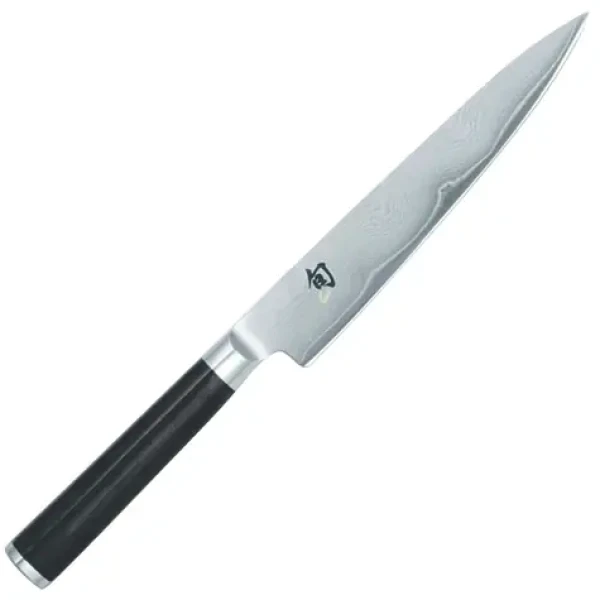 KAI Shun Classic 15 cm / Kuchynský nôž / Oceľ VG-MAX / Damaškové ostrie / Rukoväť pakkawood (DM-0701)