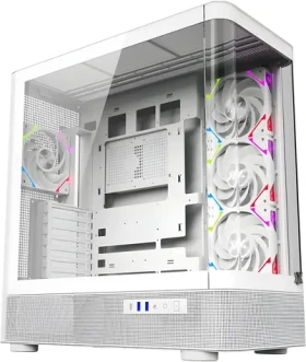 XYZ PC GEAR Quantum ARGB biela / PC skriňa / ARGB podsvietenie (X-CS-QUANTUM-W)