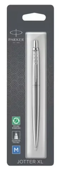 PARKER Jotter XL Monochrome SS CT hrot M / guličkové pero / farba náplne: modrá (2122760)