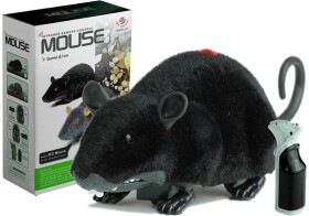 Mamido Myš na diaľkové ovládanie na kolieskach R/C čierna