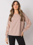 Dámska blúzka RV BZ 7342.03 Dark beige - Rue Paris L/XL tmavě béžová