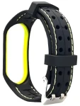 Beline SMART Strap pre XIAOMI Mi Band 7 čierno-limetková / Náhradný silikónový remienok