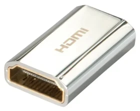 Lindy CROMO metalická / Redukcia HDMI / Female - Female (41509)