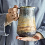 Bloomingville Kameninový džbán Deana Blue 900 ml