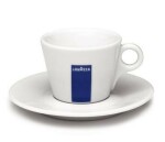 Lavazza Lungo Hrnček na kávu s tanierikom 120ml biela (8000070921238)