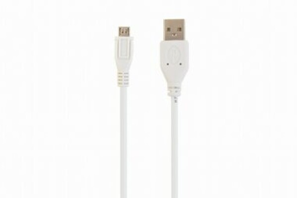 Gembird Micro USB kábel 1.8 m biela / USB-A (M) - Micro USB (M) (CCP-MUSB2-AMBM-6-W)