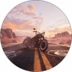 Jedlý papier motocykl na Route 66 19,5 cm - Pictu Hap - Pictu Hap