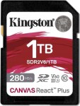 Kingston Canvas React PLUS V60 V60 Class 10 (SDR2V6/1TB)