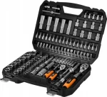 Neo Tools 10-211 / Sada náradia a nástrčných hlavíc / 110 ks / račne 1/4" a 1/2" / CrV oceľ (10-211)