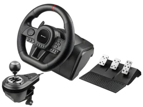 Tracer SimRacer Manual Gearbox 6in1 čierna / Sada volantu, pedálov a radiacej páky / PC, PS3, PS4, Xbox, Switch / 270 ° (TRAJOY47345)
