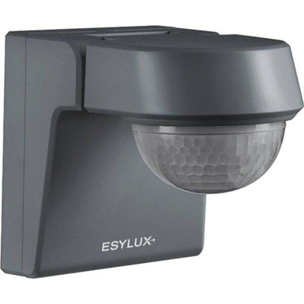 ESYLUX EM10025389 na strop, montáž na stenu, na omietku senzor pohybu 230 ° sivá IP55, IK07; EM10025389