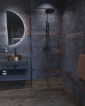Sprchová zástena Walk-in 120 cm SAT SATBWI120PRC SATBWI120PRC