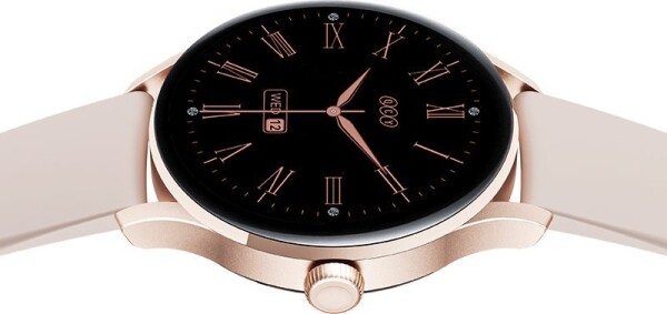 QCY Smartwatch QCY Elite S11 AMOLED 1.19" IPX8 (różowoZrokový)