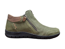Wild R732 Khaki Dámske celokožené poltopánky 39